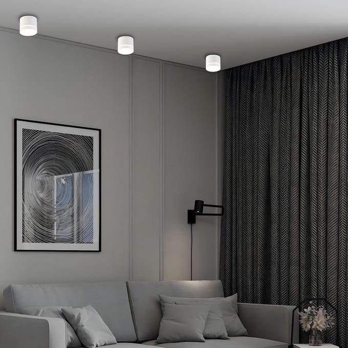 Kendal Plafondlamp 1x GX53 Wit Aluminium LP-6331/1SM R2 WH