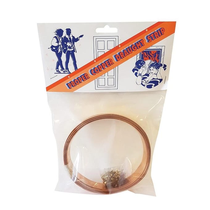 Goede Koperen Tochtstrip 25mm x 6m One Size