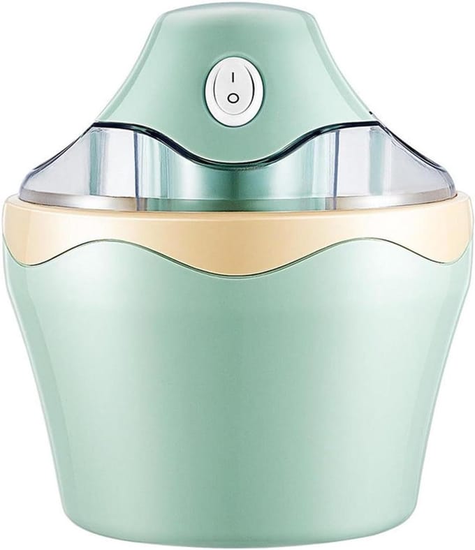 IJsmachine - Dessertmaker - Zelf ijs maken - Volautomatisch - 1 liter capaciteit - Wit