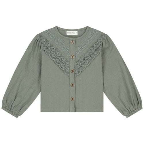 Sweet Petit peuter blouse Georgina Dusty Green 92 dames