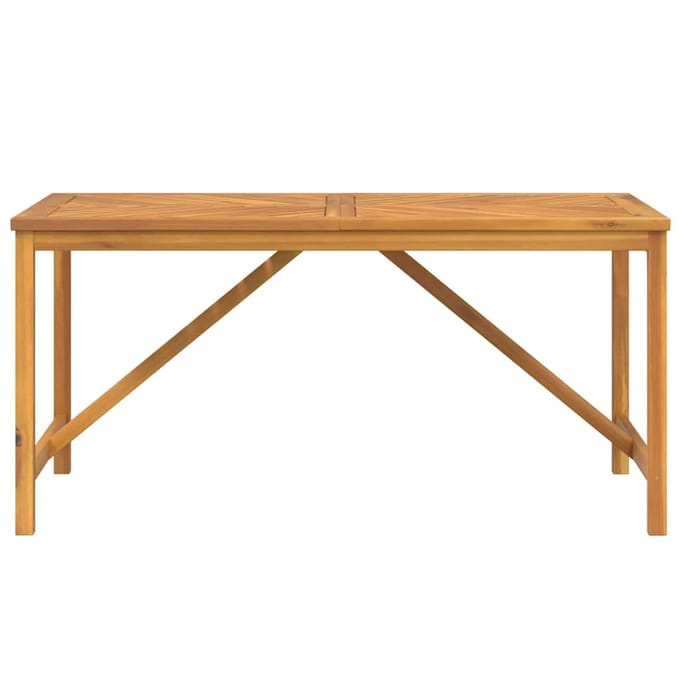 vidaXL - Tuintafel - 150x90x74 - cm - massief - acaciahout
