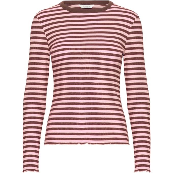 Dames-T-shirt met lange mouwen b.young Sinne Rib