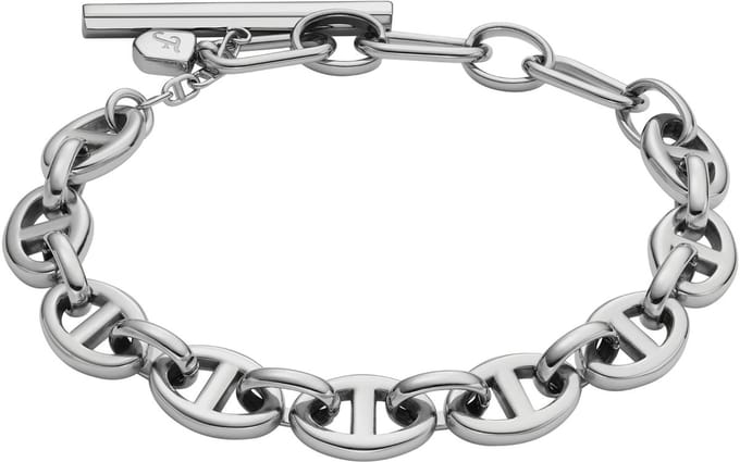 FOSSIL Armband Heritage Bracelet Silver Zilverkleurig