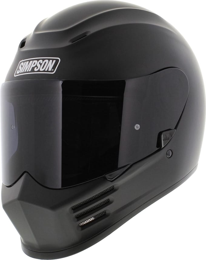 Simpson Speed Mat Zwart Integraalhelm - Helm