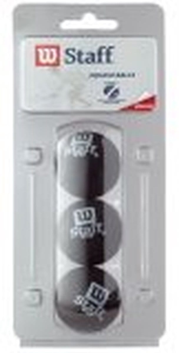 Squash Ballen - Sport Ballen - Wedstrijd Spelen - Consistente Bounce - 3 Stuks - Zwart
