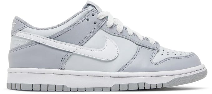 Nike Dunk Low GS Pure Platinum Wolf Grey Kinder Sneakers Wit DH9765-001 39 white