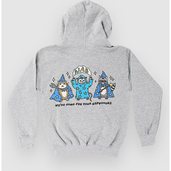 A.LAB Wizard Gang Hoodie grijs