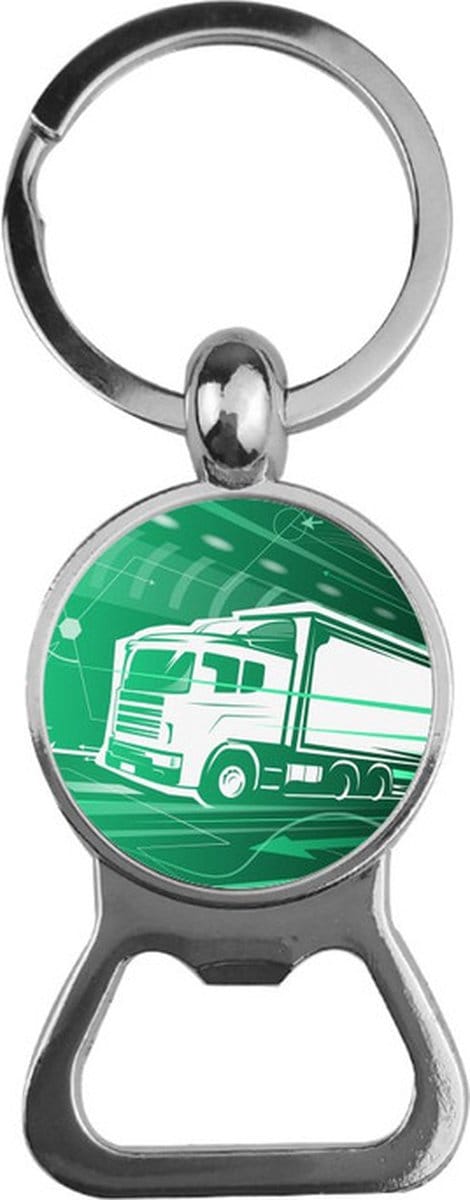 Bieropener Glas - Vrachtwagen