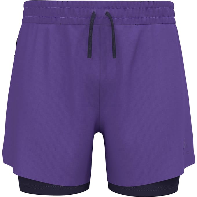 Odlo Zeroweight 5in 2in1 Hardloopshorts Heren-paars