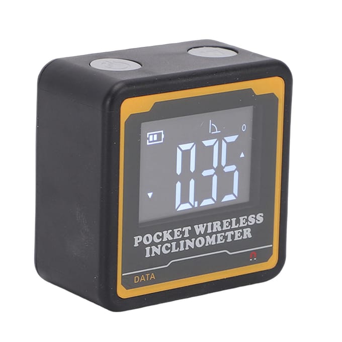 Digitale Inclinometer Bluetooth-overdracht Achtergrondverlichting Draagbare Elektronische Hoekmeter voor Houtbewerking Constructie gray