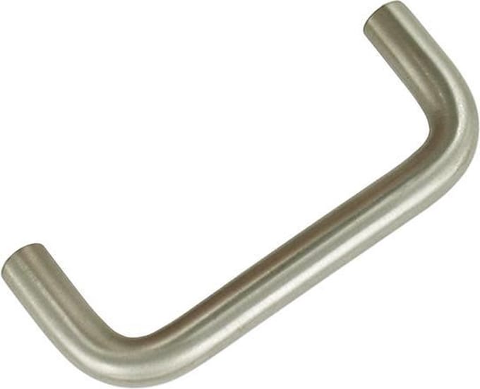 TQ4U draadgreep Ø 7mm x 64mm ronde hoeken | MAT VERNIKKELD