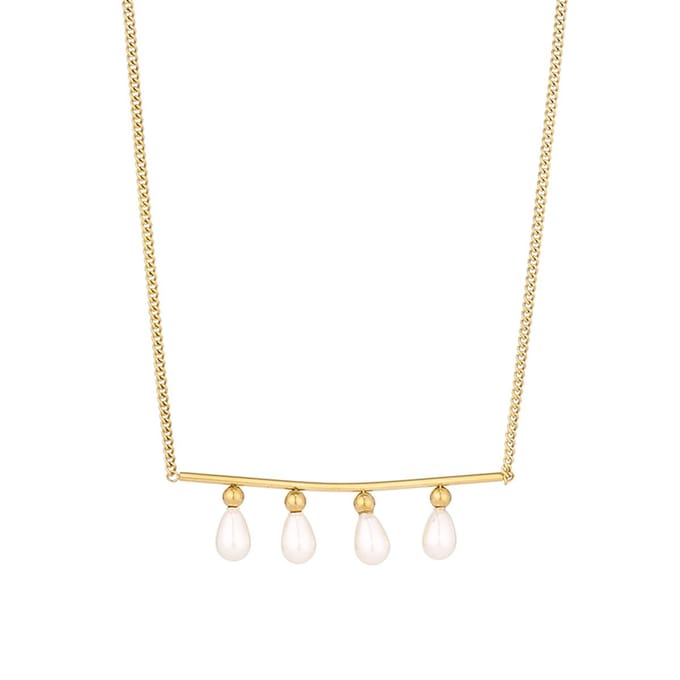 Victorious Dames Ketting - Goud - Model: Parel Mana