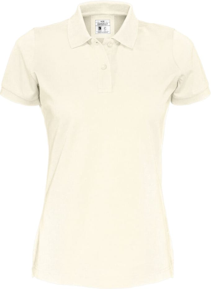 Cottover POLO PIQUE LADY - GOTS GECERTIFICEERD 141005 - Ecru - S