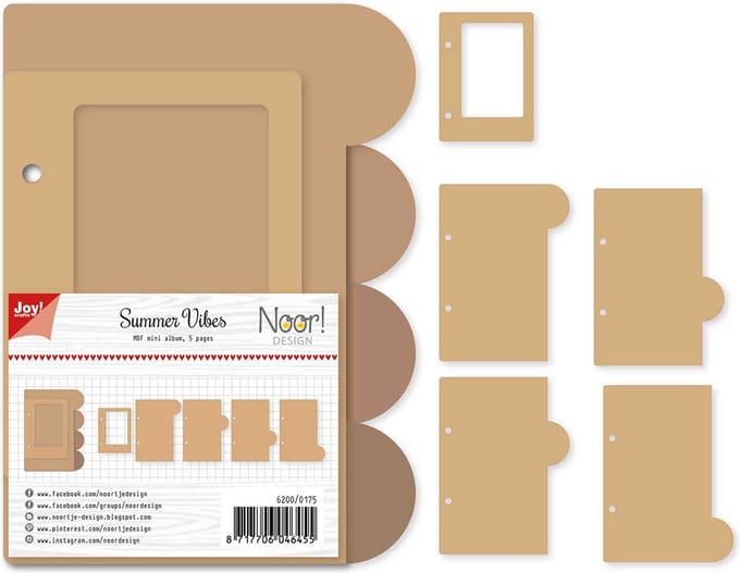 Joy!Crafts MDF Album - mini noor summer vibes