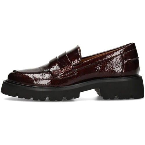 POSH by Poelman LEXY Dames Loafers - Donker rood
