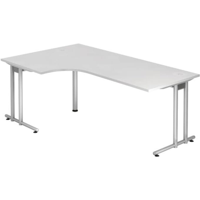 NANO 82 S | Bureau - 200 x 120 Wit/Zilver