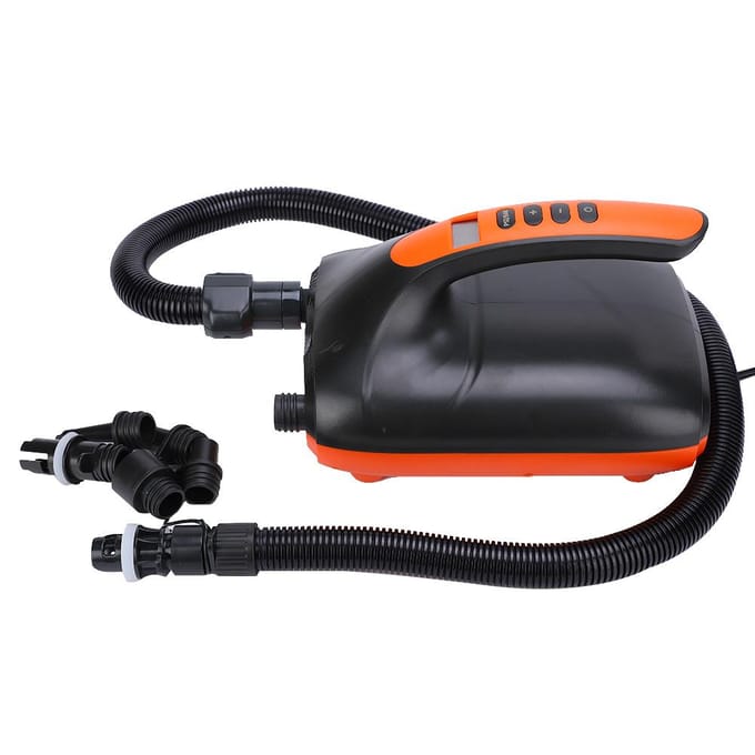 HT?782 Dubbeldoel Auto Hoge Druk Elektrische Opblaaspomp voor Paddleboard Surfboard gray