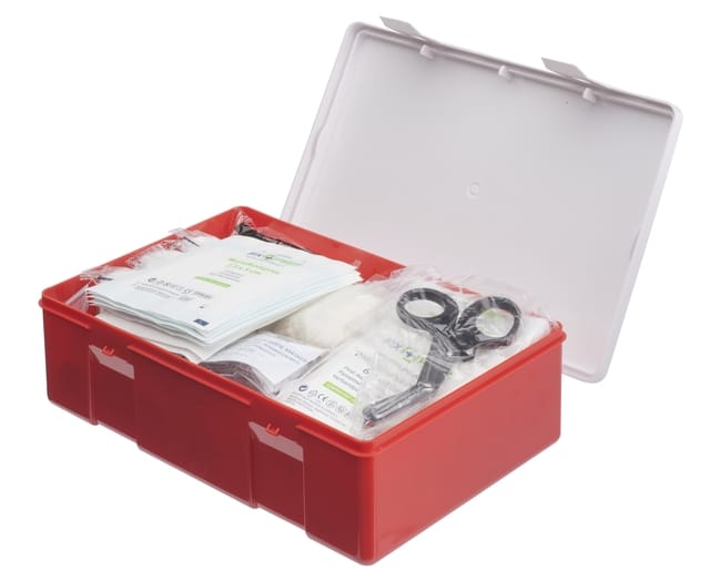 Verbanddoos B2 met muurbevestiging