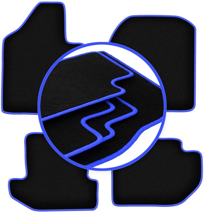 CARLUX-BLUE automatten voor: Suzuki Samurai off-road (1981-1998)