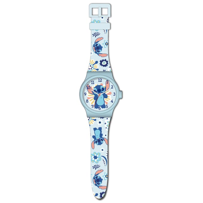 Stitch wandklok in horloge-design
