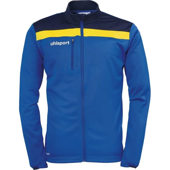 Uhlsport Offense 23 Polyestervest Heren - Royal / Marine / Limoen | Maat: M