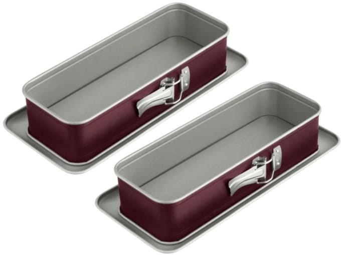 Set van 2 cakevormen met scharnier 30 cm Dr. Oetker Back-Liebe Bicolor