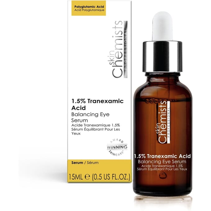 skinChemists 1,5% Tranexamic Acid Balancerend Anti-Aging Oogserum 15ml