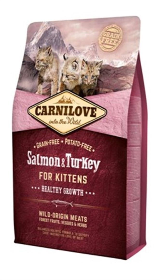 Carnilove Zalm & Kalkoen Kittens 2kg
