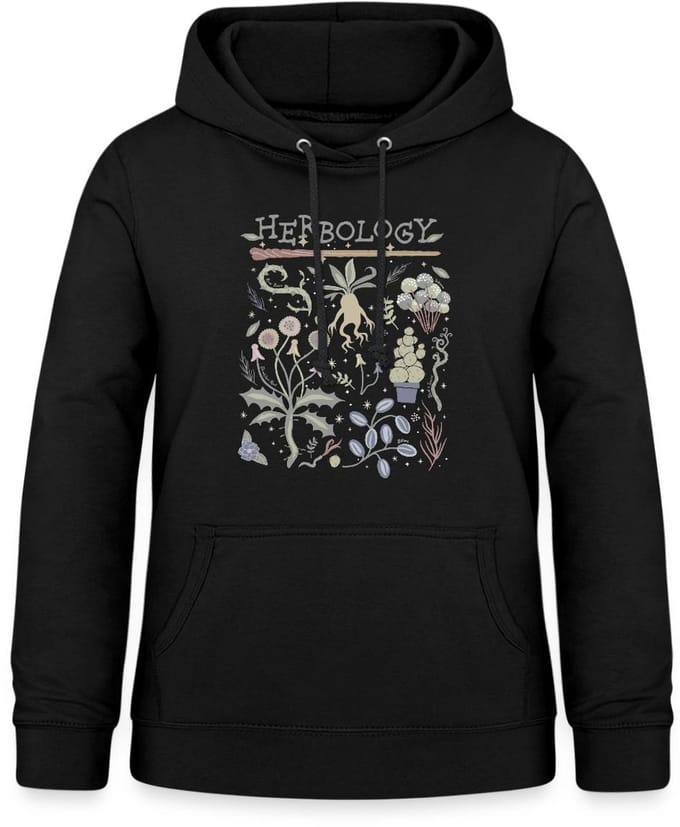 Harry Potter Herbology Botanisch Kruiden Ontwerp Hoodie Dames