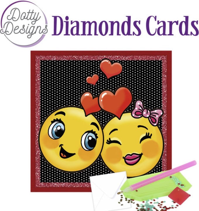 Diamond Painting Dotty Design Diamonds Cards | Loving Smile