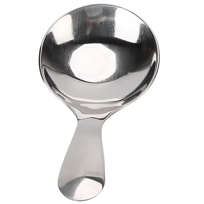 RVS Schep Multifunctioneel Kort Handvat IJs Suiker Thee Zout Koffielepel gray