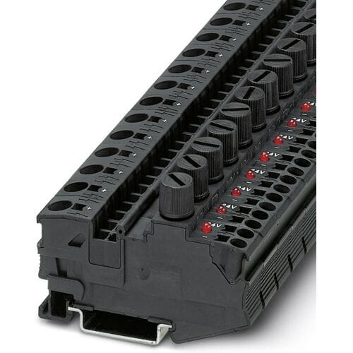 Phoenix Contact 3034251 Zekering-serieklem 12.2 mm Spanveer Zwart 25 stuk(s)