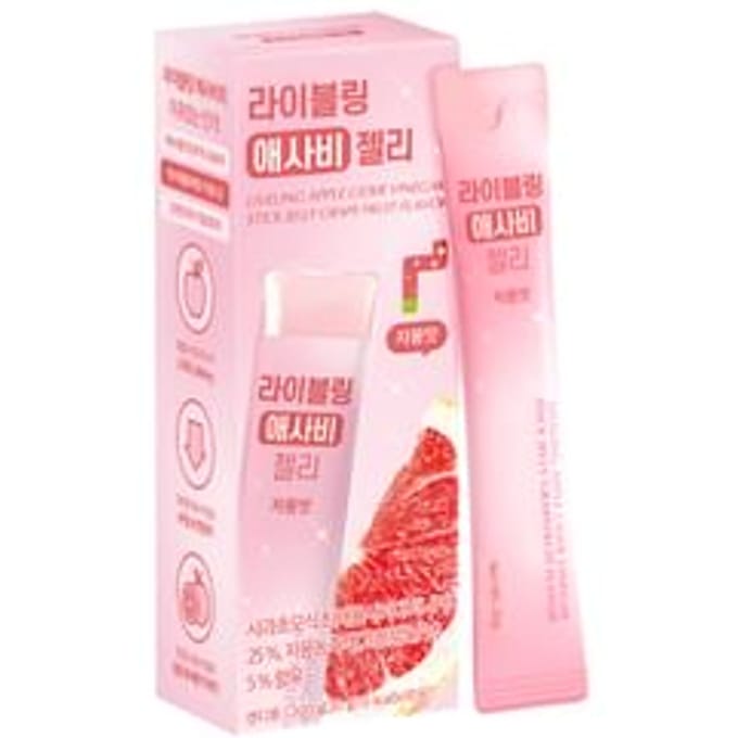 LIVELING Apple Cider Vinegar Stick Jelly - 2 Types Grapefruit Flavor