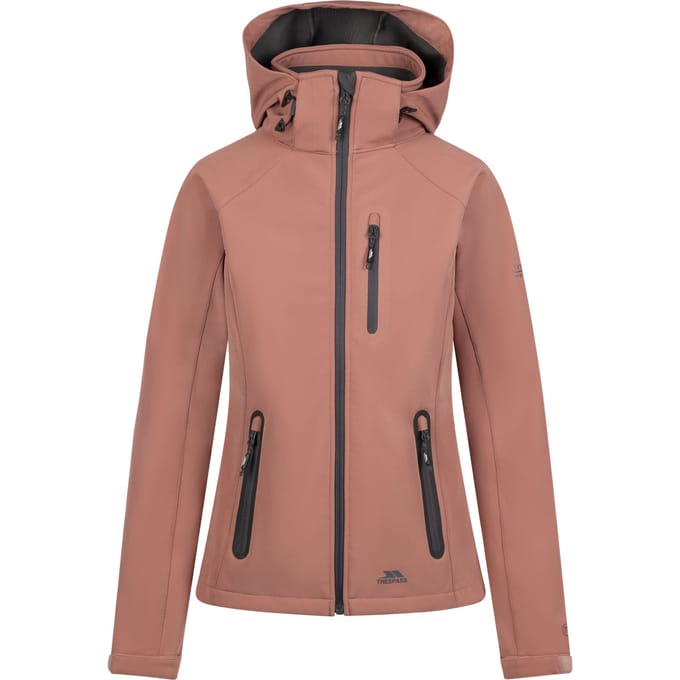 Trespass - Dames Bela II Waterbestendige Softshell Jas (Klei)