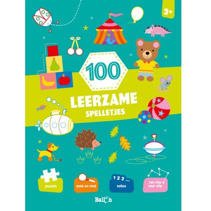 100 Leerzame Spelletjes 3+ - 100 Spelletjes
