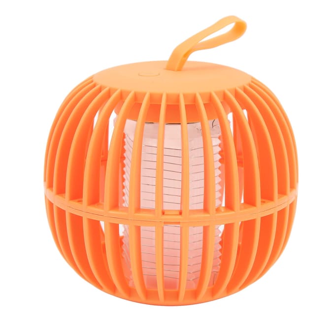 Piège à insectes électrique Recharge USB Double usage Faible bruit Boîtier ABS Tue-moustiques pour la maison le camping beige