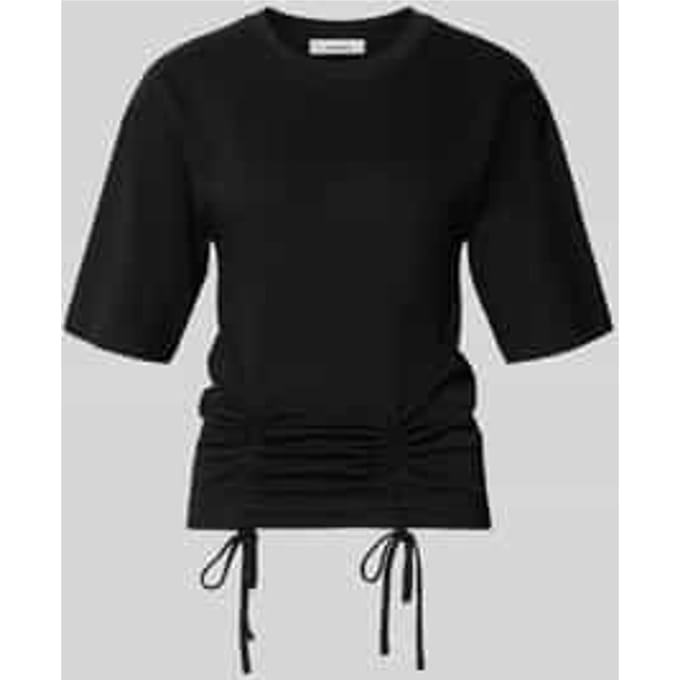 T-shirt met plooien model 'MALLE'