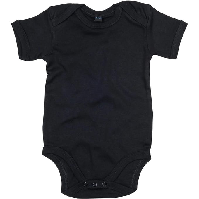 Babybugz Effen babybody (Zwart)