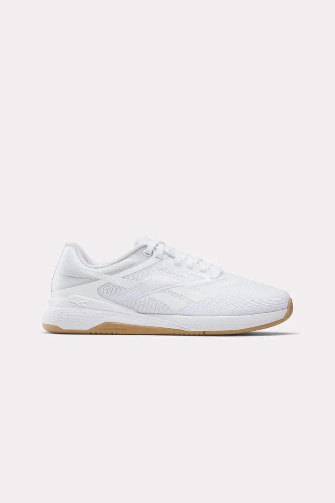 Reebok Nano X5 Blanc Gris Clair Gomme Chaussures de Sport pour Femmes-Blanc 100238430 39