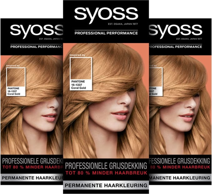 Syoss - Haarverf - 9_67 - Coral Gold - 115ml x 3