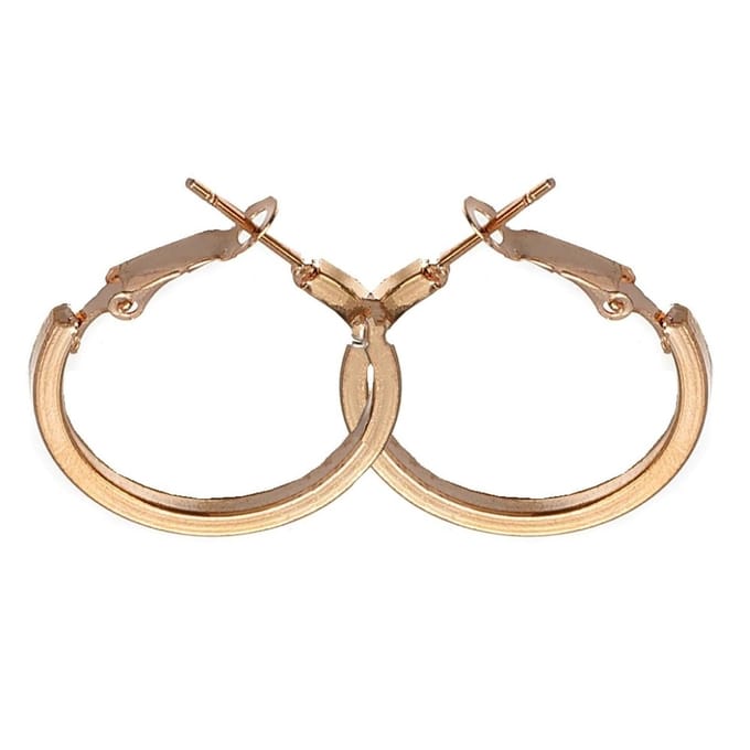 Fako Bijoux® - Oorringen - Stainless Steel - 40mm - Goudkleurig