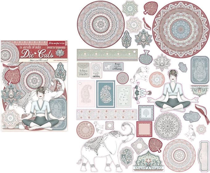 Stamperia - 26 Secrets of India Die Cuts (DFDLC12)