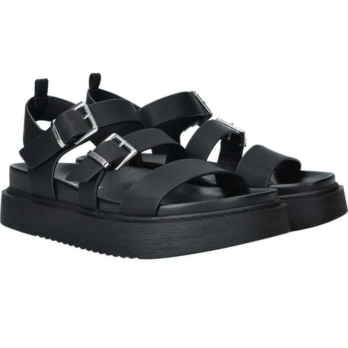 Tamaris Sandalen Plat Sandalen Plat - Zwart - Maat 42