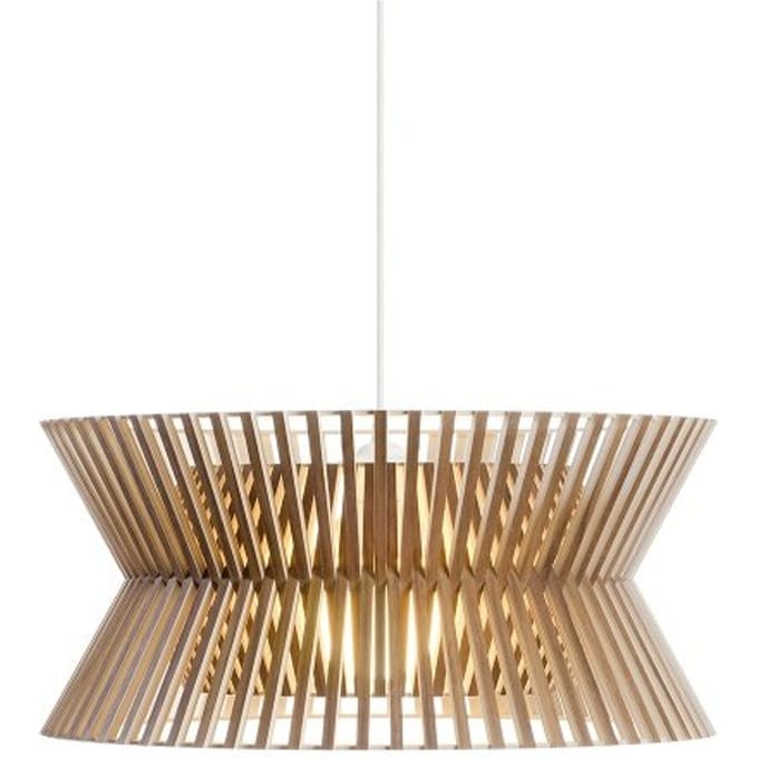 Secto - Kontro 6000 pendellamp - walnotenhout - bruin