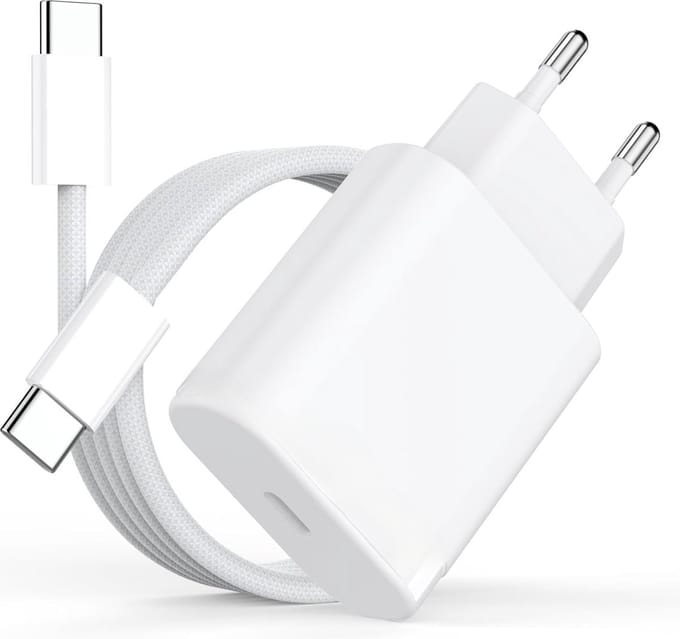 Usb C Snellader + usb C Kabel 2 Meter - Usb C Stekker - Oplader voor oa A57, A56, A55, A35, A34, A25, A24, A23, A17 5G, A16, A15 - Usb C Adapter 20w