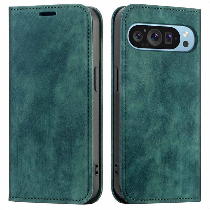imoshion Hoesje - Geschikt voor Google Pixel 9 / 9 Pro - Slim Bookcase - Groen