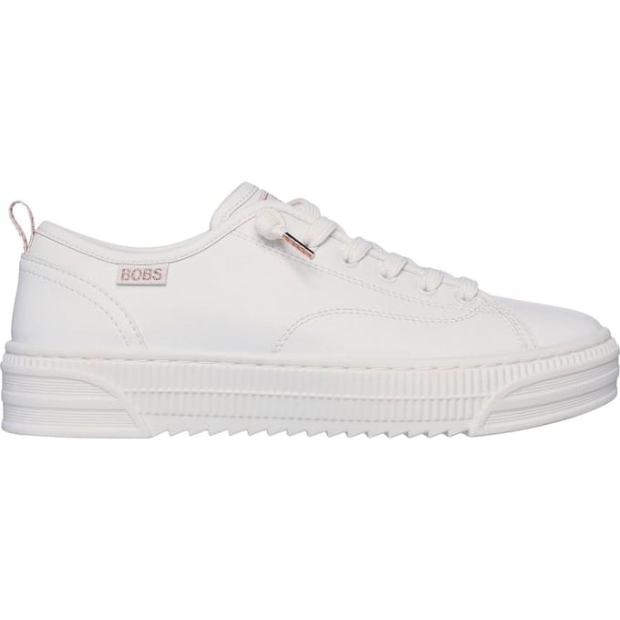 Skechers Copa-platformsneakers met bobkapsel voor dames (Wit)