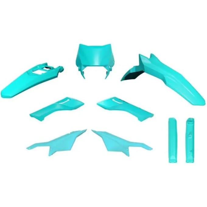 Motorfiets kunststofset Rtech Replica (x6)