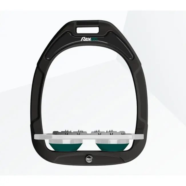 Platte Ultra Grip Beugels Zwart/Grijs/Groen Flex-On Green Composite
