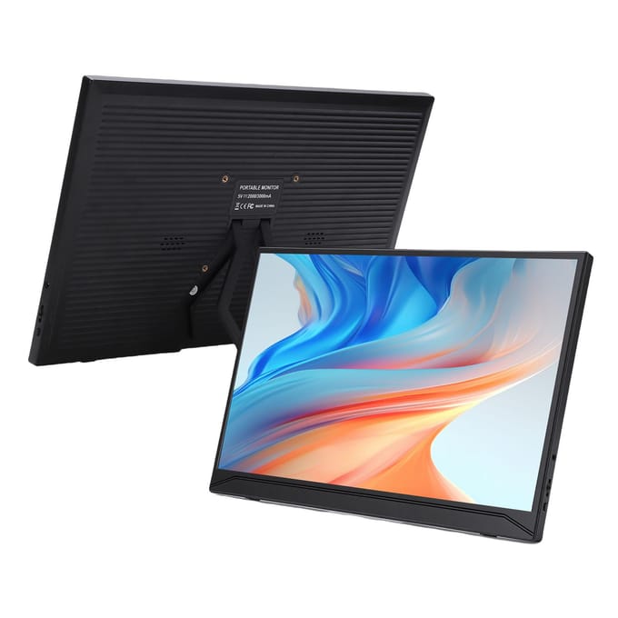 Laptop Scherm Extender 15,6 Inch 1080P HD Type C Draagbare Laptop Display Extender met Standaard voor PC Tablet